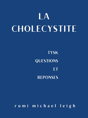 cover image of La cholécystite
